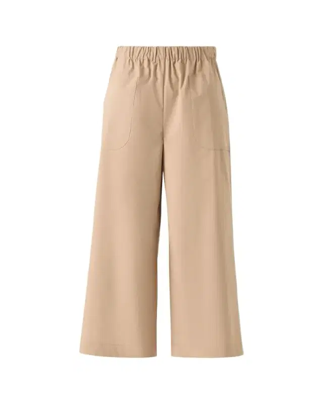 Frey Tech Poplin Wide-Leg Pull-On Pants