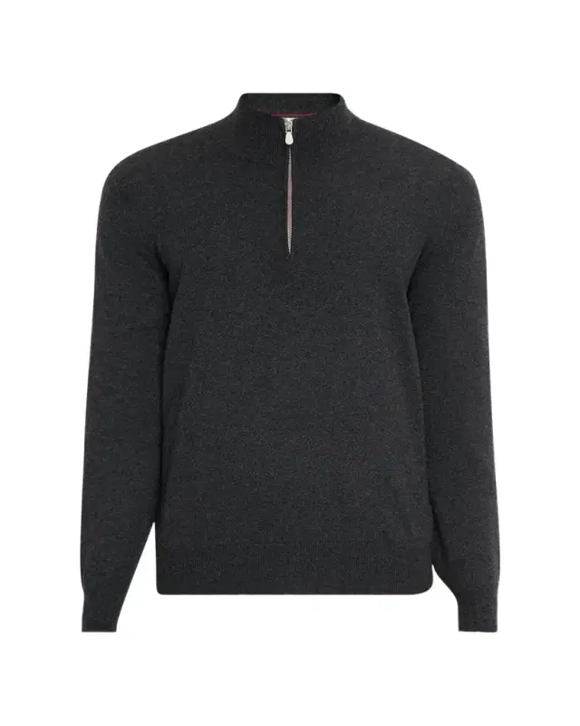 Brunello Cucinelli Men's Cashmere Quarter-Zip Sweater