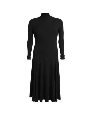 Alaïa Heart Cutout Turtleneck Long-Sleeve Maxi Dress | Thumbnail 1 Alaïa Heart Cutout Turtleneck Long-Sleeve Maxi Dress | Thumbnail 1