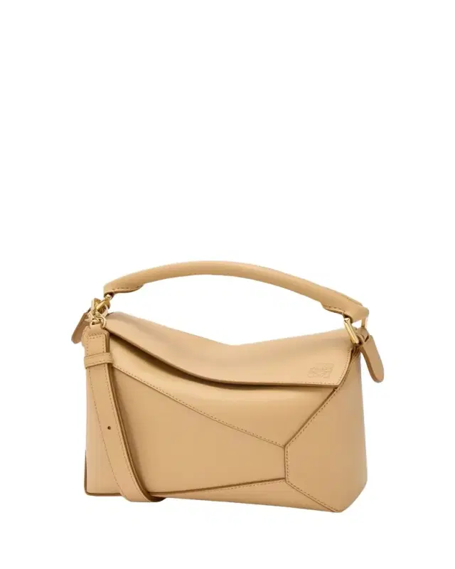 Loewe Puzzle Edge Small Shoulder Bag in Calfskin Leather