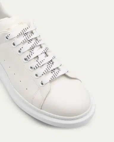 Alexander McQueen Men's Leather Oversized Sneakers | Thumbnail 9