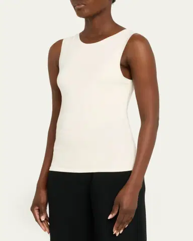 ÉTERNE Sleeveless Crewneck Top | Thumbnail 4