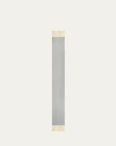 Akris Cloud Cashmere Rib Fringe Scarf | Thumbnail 2