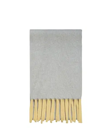 Akris Cloud Cashmere Rib Fringe Scarf | Thumbnail 1