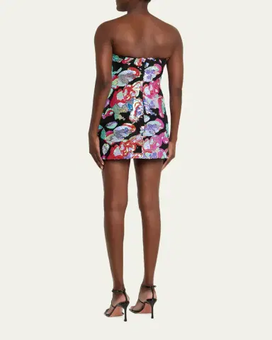 16Arlington Stell Sequined Floral Mini Dress | Thumbnail 3 16Arlington Stell Sequined Floral Mini Dress | Thumbnail 3