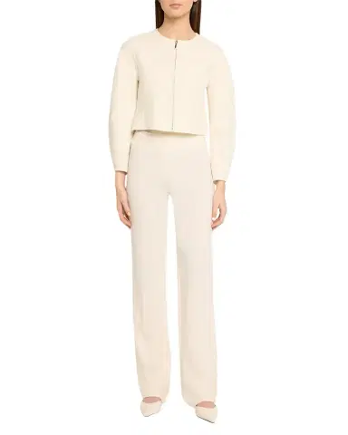 Akris Harriet Wool Crepe Crop Jacket | Thumbnail 1