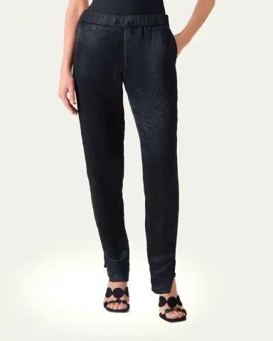 Akris punto Mike Crinkled Satin Ankle Jogger Pants | Thumbnail 2 Akris punto Mike Crinkled Satin Ankle Jogger Pants | Thumbnail 2