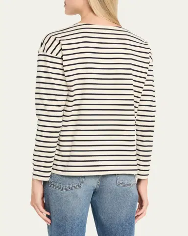 Kule The Boyfriend Striped Top | Thumbnail 3