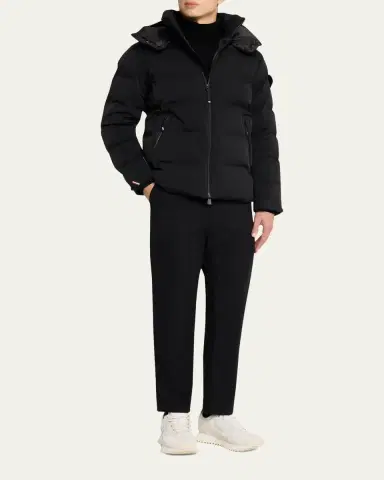 Moncler Grenoble Men's Stretch Nylon Montgetech Puffer Jacket | Thumbnail 2 Moncler Grenoble Men's Stretch Nylon Montgetech Puffer Jacket | Thumbnail 2