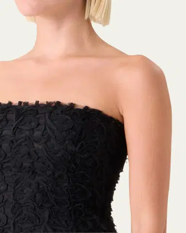 Akris punto 3D Floral Embroidered Bustier Top | Thumbnail 5
