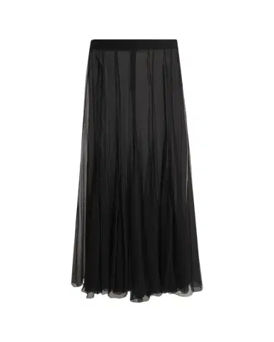 Chloé Paneled Sheer Silk Maxi Skirt | Thumbnail 1 Chloé Paneled Sheer Silk Maxi Skirt | Thumbnail 1