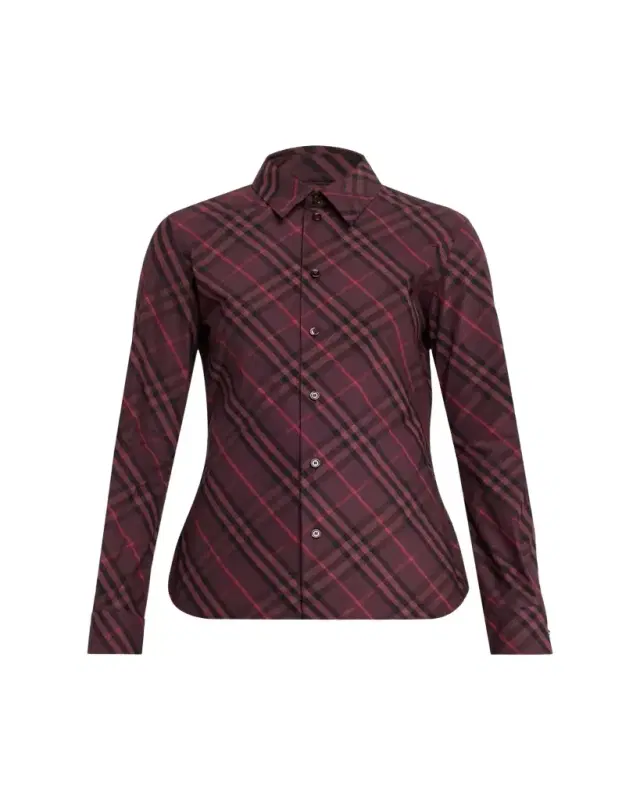 Simone Check Button-Down Shirt