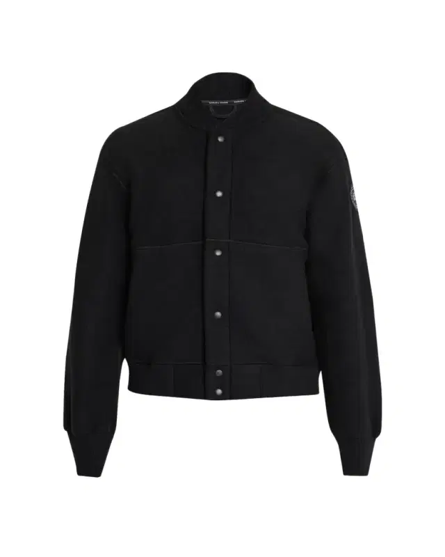 Men's Hudson Fleece Snap-Front Bomber Jacket