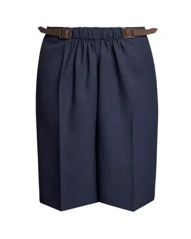 Loewe Belted Crop Straight-Leg Trousers | Thumbnail 1 Loewe Belted Crop Straight-Leg Trousers | Thumbnail 1