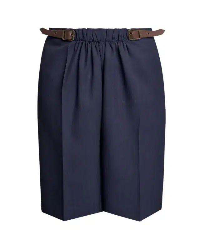 LOEWE Belted Crop Straight-Leg Trousers