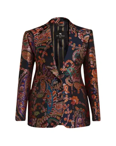 Etro Paisley Silk Brocade Jacket | Thumbnail 1 Etro Paisley Silk Brocade Jacket | Thumbnail 1