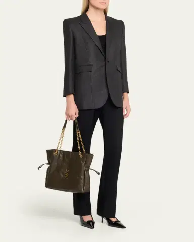 Saint Laurent Jamie 4.3 Small YSL Tote Bag in Quilted Leather | Thumbnail 9 Saint Laurent Jamie 4.3 Small YSL Tote Bag in Quilted Leather | Thumbnail 9
