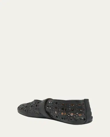 Alaïa Vienne Cutout Mary Jane Ballerina Flats | Thumbnail 2