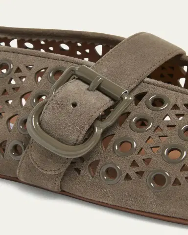 Alaïa Vienne Cutout Mary Jane Ballerina Flats | Thumbnail 7