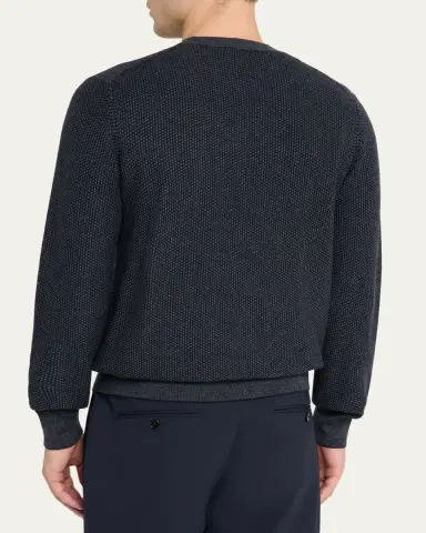 Vince Men's Geometric Jacquard Sweater | Thumbnail 3