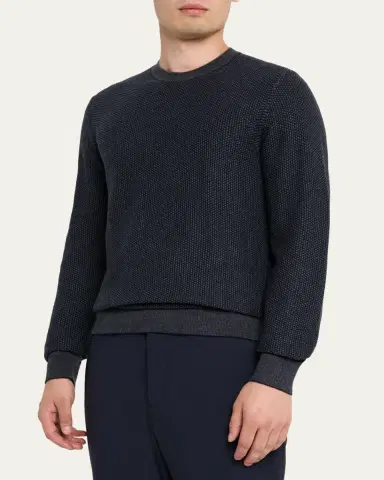Vince Men's Geometric Jacquard Sweater | Thumbnail 4