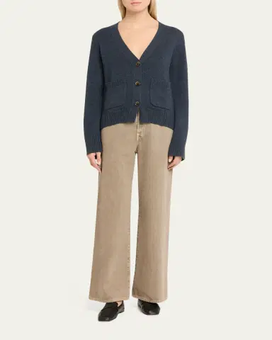 Lisa Yang Danni Cashmere V-Neck Cardigan | Thumbnail 2