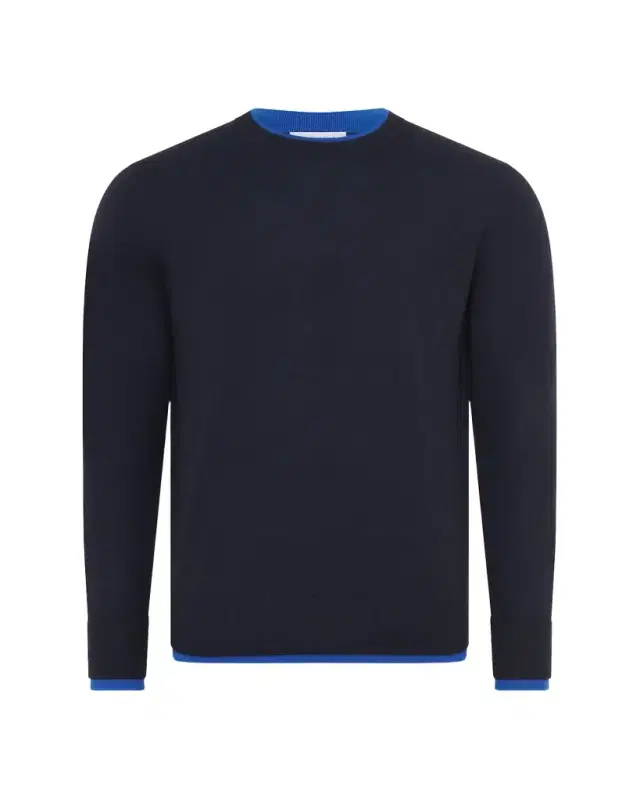 Men's Wells Cashmere Silk Crewneck Sweater