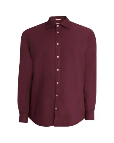 Massimo Alba Men's Genova Solid Sport Shirt | Thumbnail 1