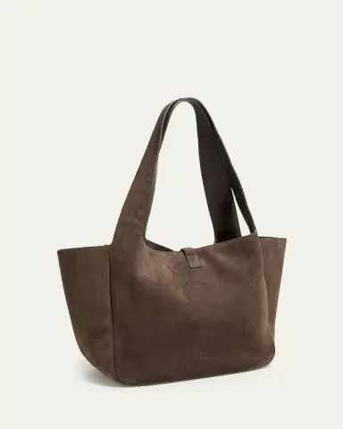 Saint Laurent Le 5 À 7 Bea YSL Cabas Tote Bag in Suede | Thumbnail 7