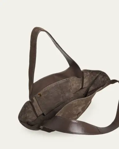 Saint Laurent Le 5 À 7 Bea YSL Cabas Tote Bag in Suede | Thumbnail 8