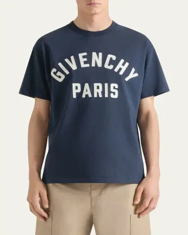Givenchy Men's Logo Crewneck T-Shirt | Thumbnail 12 Givenchy Men's Logo Crewneck T-Shirt | Thumbnail 12