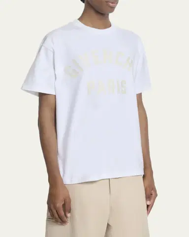 Givenchy Men's Logo Crewneck T-Shirt | Thumbnail 4 Givenchy Men's Logo Crewneck T-Shirt | Thumbnail 4