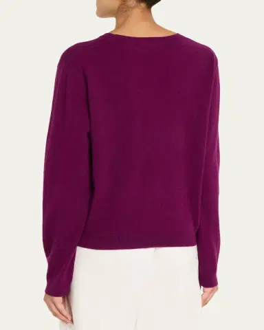 Majestic Filatures Crewneck Cashmere Sweater | Thumbnail 3 Majestic Filatures Crewneck Cashmere Sweater | Thumbnail 3