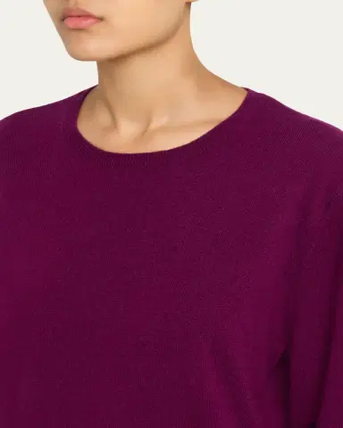 Majestic Filatures Crewneck Cashmere Sweater | Thumbnail 5 Majestic Filatures Crewneck Cashmere Sweater | Thumbnail 5