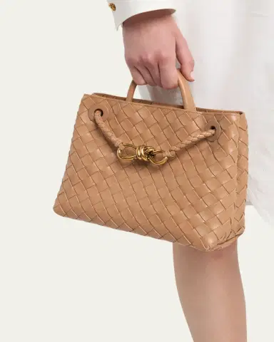 Bottega Veneta Andiamo Small Leather Top-Handle Bag | Thumbnail 2