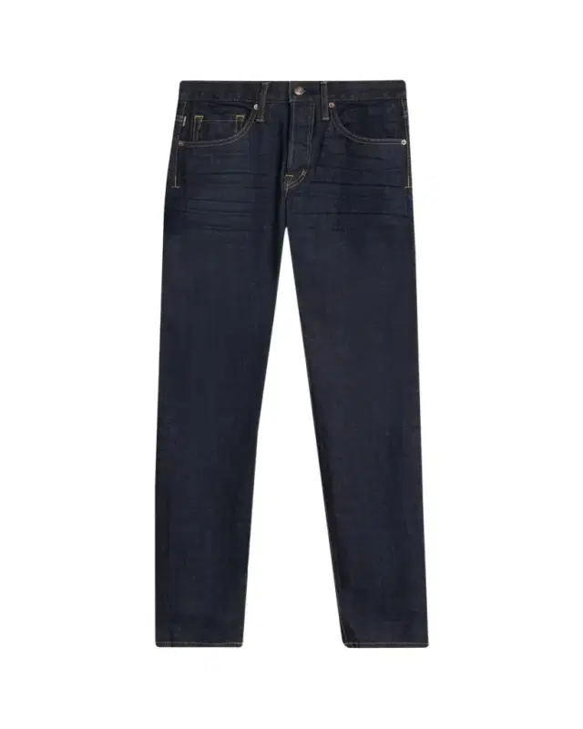 TOM FORD Men's Stretch Selvedge Denim Straight-Leg Jeans