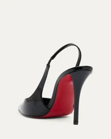 Christian Louboutin 100mm Miss Z Patent Leather Slingback Pumps | Thumbnail 2 Christian Louboutin 100mm Miss Z Patent Leather Slingback Pumps | Thumbnail 2