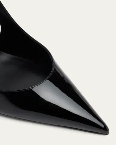 Christian Louboutin 100mm Miss Z Patent Leather Slingback Pumps | Thumbnail 3 Christian Louboutin 100mm Miss Z Patent Leather Slingback Pumps | Thumbnail 3