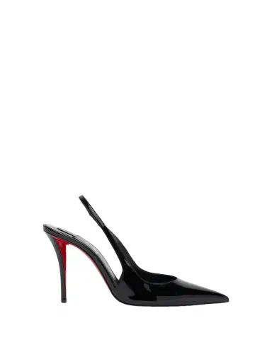Christian Louboutin 100mm Miss Z Patent Leather Slingback Pumps | Thumbnail 1 Christian Louboutin 100mm Miss Z Patent Leather Slingback Pumps | Thumbnail 1