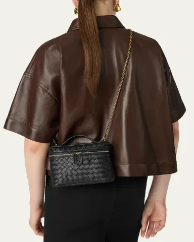 Bottega Veneta Small Soft Vanity Intrecciato Leather Crossbody Bag | Thumbnail 2 Bottega Veneta Small Soft Vanity Intrecciato Leather Crossbody Bag | Thumbnail 2
