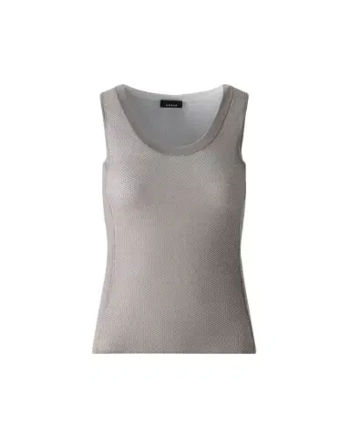 Akris Two-Tone Grid Knit Tank Top | Thumbnail 1 Akris Two-Tone Grid Knit Tank Top | Thumbnail 1