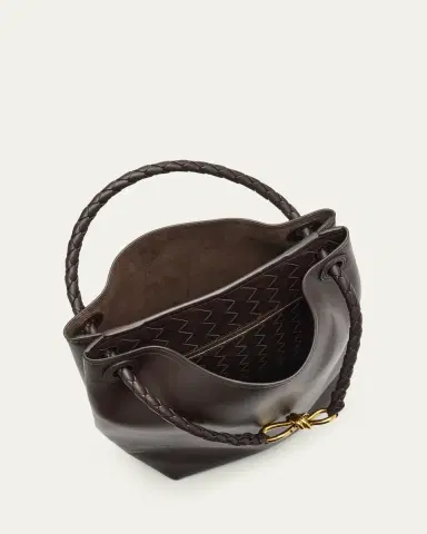 Bottega Veneta Borsa Leather Shoulder Bag | Thumbnail 4 Bottega Veneta Borsa Leather Shoulder Bag | Thumbnail 4