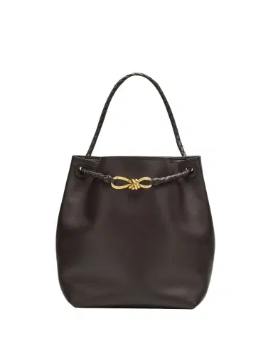 Bottega Veneta Borsa Leather Shoulder Bag | Thumbnail 1 Bottega Veneta Borsa Leather Shoulder Bag | Thumbnail 1
