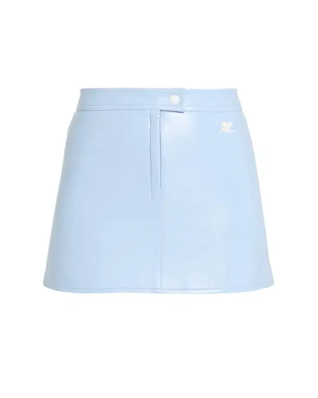 Courreges Reedition Vinyl Mini Skirt