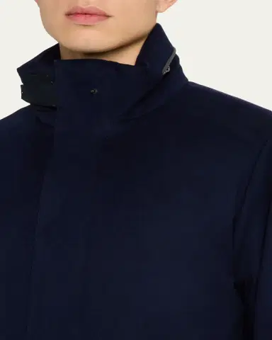 Sease Men's Uptown Padded Cashmere Parka Jacket | Thumbnail 5 Sease Men's Uptown Padded Cashmere Parka Jacket | Thumbnail 5