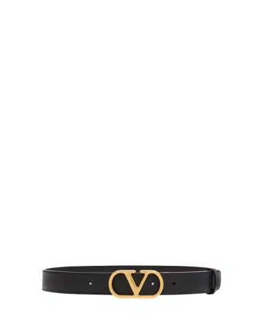 Valentino Garavani VLogo Signature Leather Belt, 30mm | Thumbnail 1 Valentino Garavani VLogo Signature Leather Belt, 30mm | Thumbnail 1