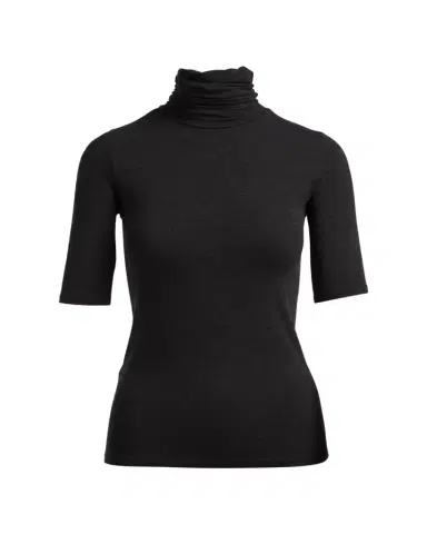 MAJESTIC FILATURES Soft Touch Half-Sleeve Turtleneck | Thumbnail 1 MAJESTIC FILATURES Soft Touch Half-Sleeve Turtleneck | Thumbnail 1
