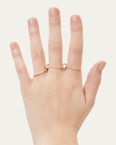 Spinelli Kilcollin 18K Yellow Gold Sonny 3 Link Ring | Thumbnail 2