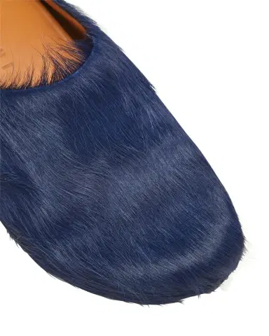 Marni Men's Fussbett Calf Hair Sabot Mules | Thumbnail 10