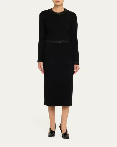 A.L.C. Jane Embellished Knit Midi Skirt | Thumbnail 2
